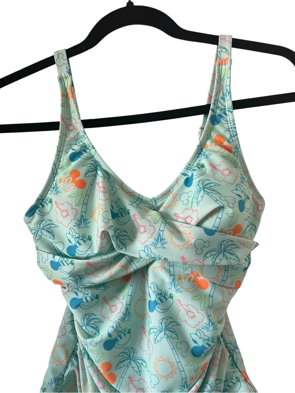 Disney Minnie & Mickey Mouse Tropical Print Womens Swimsuit Size XS - Picture 4 of 15